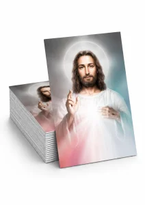 Jezus Miłosierny. Obrazek A6 (1 szt. lub pakiet)